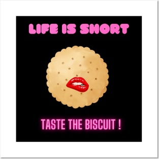 Taste the biscuit Posters and Art